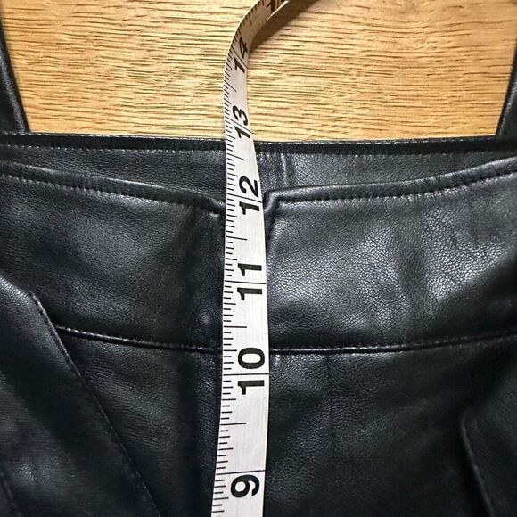 Paige pants faux leather vegan black 4 - Picture 6 of 10